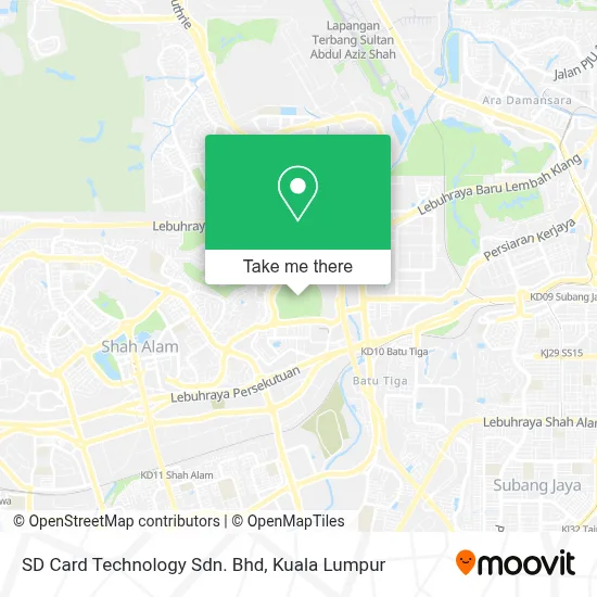 SD Card Technology Sdn. Bhd map