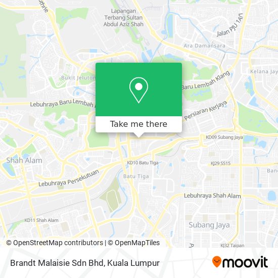 Brandt Malaisie Sdn Bhd map