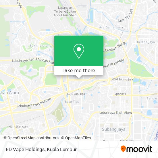 How to get to Vape Holdings in Shah Alam by Bus, MRT & LRT or