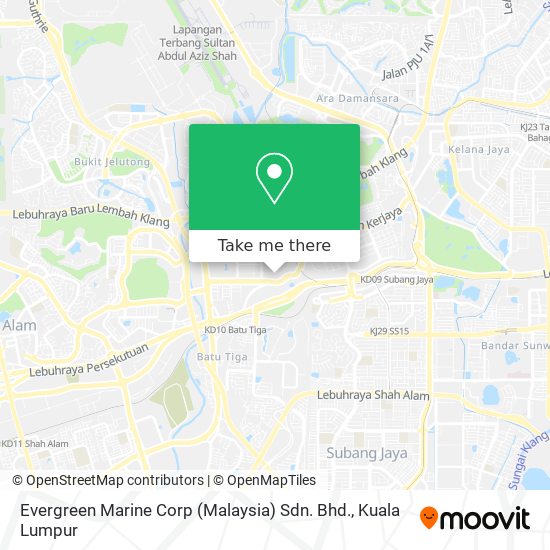 Evergreen Marine Corp (Malaysia) Sdn. Bhd. map