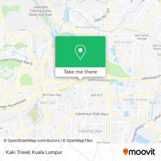 Kaki Travel map