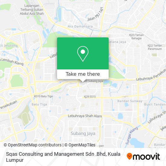 Sqas Consulting and Management Sdn .Bhd map