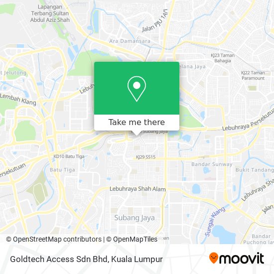 Goldtech Access Sdn Bhd map