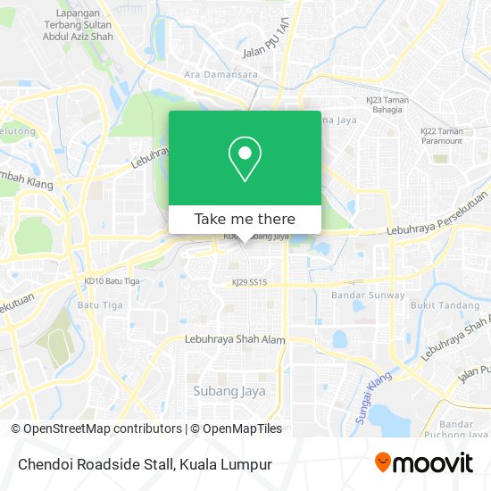 Chendoi Roadside Stall map