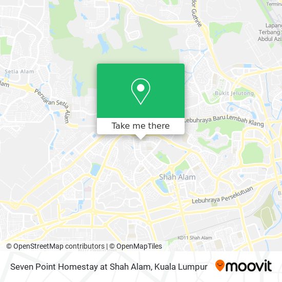 Seven Point Homestay at Shah Alam map