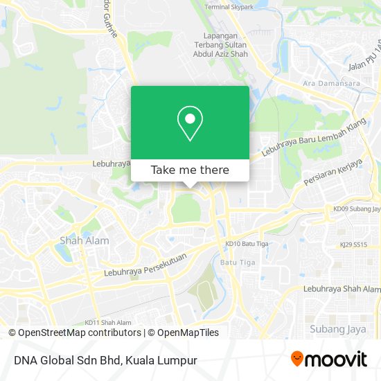 DNA Global Sdn Bhd map