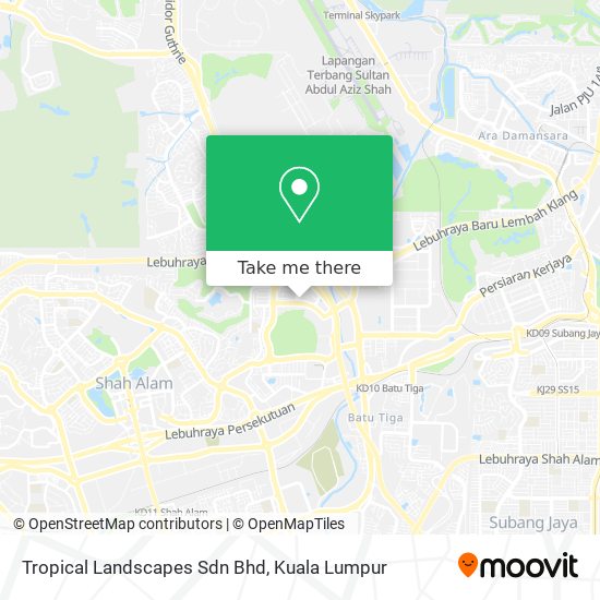 Tropical Landscapes Sdn Bhd map
