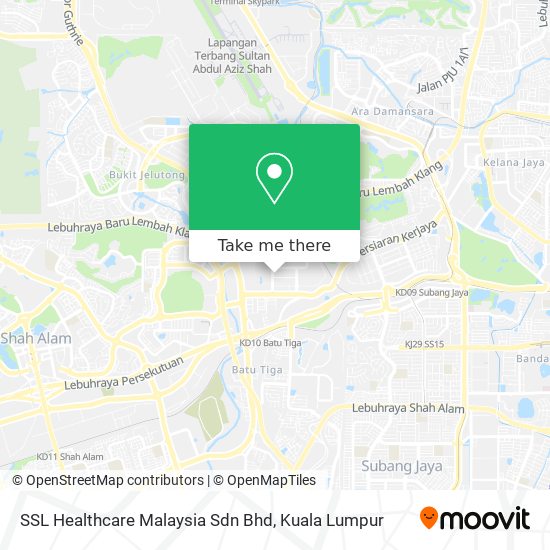 SSL Healthcare Malaysia Sdn Bhd map