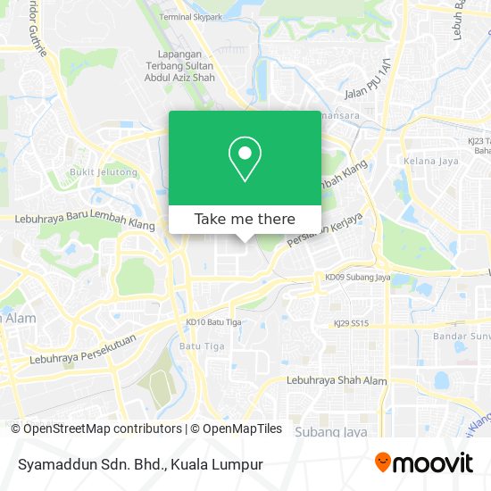 Syamaddun Sdn. Bhd. map