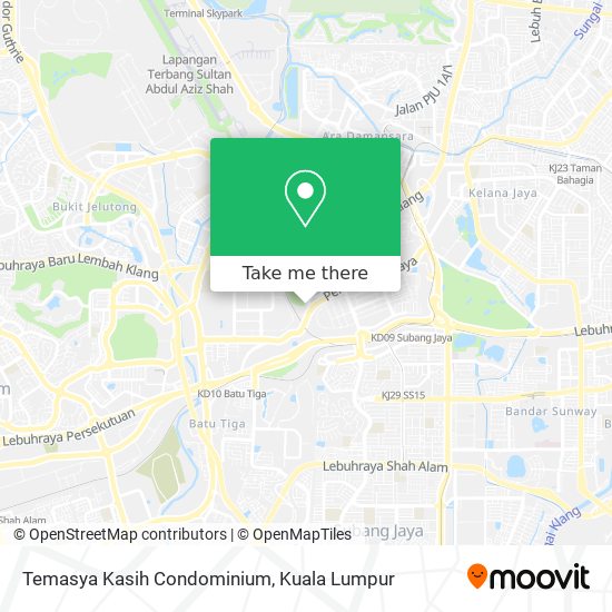 Temasya Kasih Condominium map