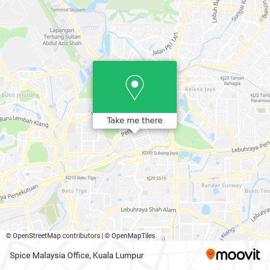 Spice Malaysia Office map