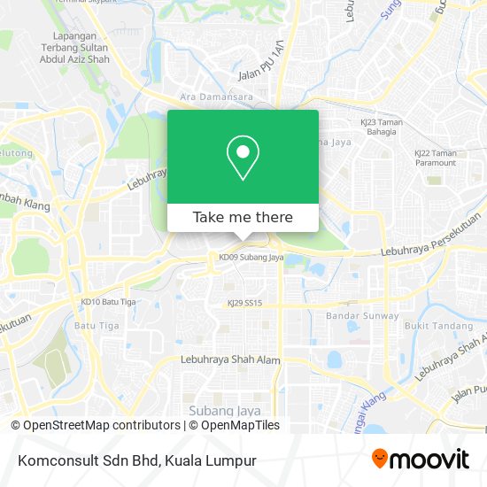 Komconsult Sdn Bhd map