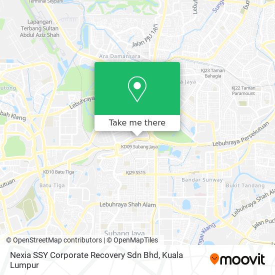 Nexia SSY Corporate Recovery Sdn Bhd map