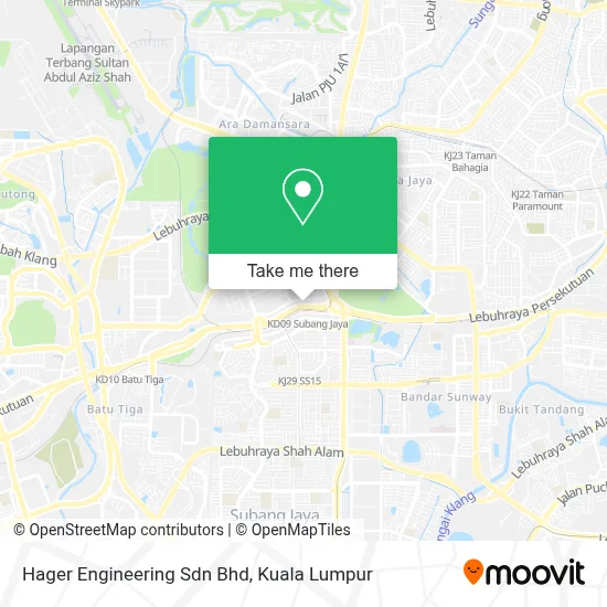 Hager Engineering Sdn Bhd map