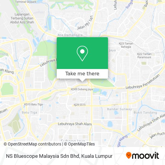 Peta NS Bluescope Malaysia Sdn Bhd