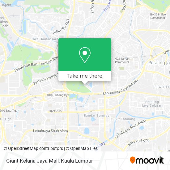 Giant Kelana Jaya Mall map