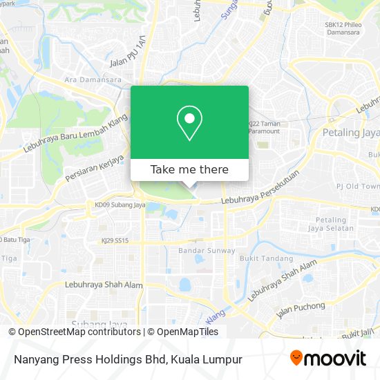 Nanyang Press Holdings Bhd map