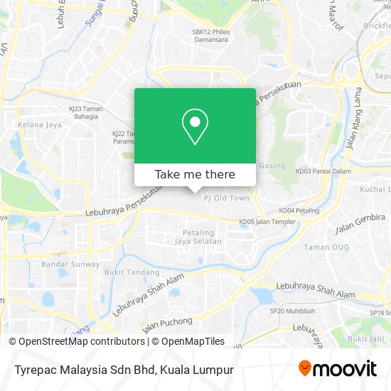 Tyrepac Malaysia Sdn Bhd map