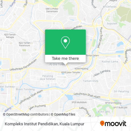 Kompleks Institut Pendidikan map