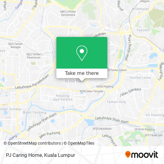 PJ Caring Home map