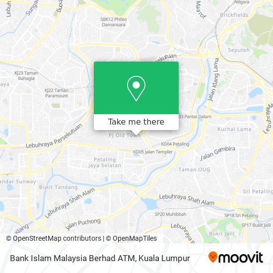 Bank Islam Malaysia Berhad ATM map