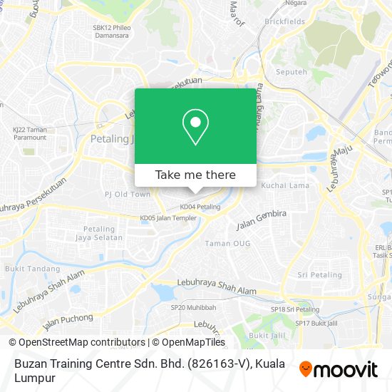 Buzan Training Centre Sdn. Bhd. (826163-V) map