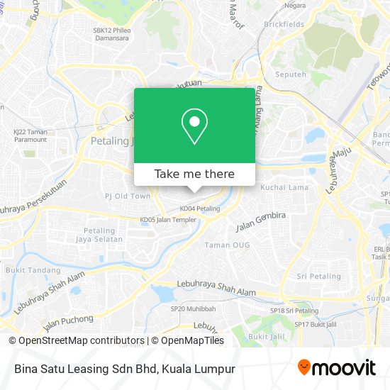 Peta Bina Satu Leasing Sdn Bhd