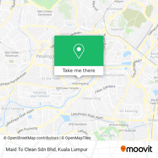 Maid To Clean Sdn Bhd map