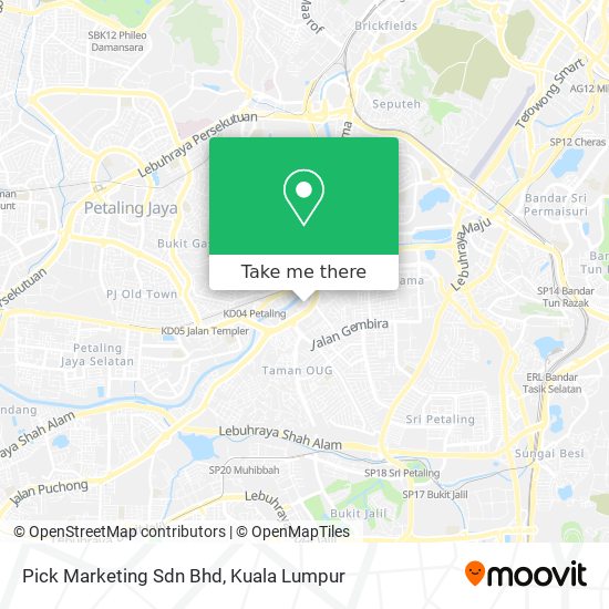 Pick Marketing Sdn Bhd map