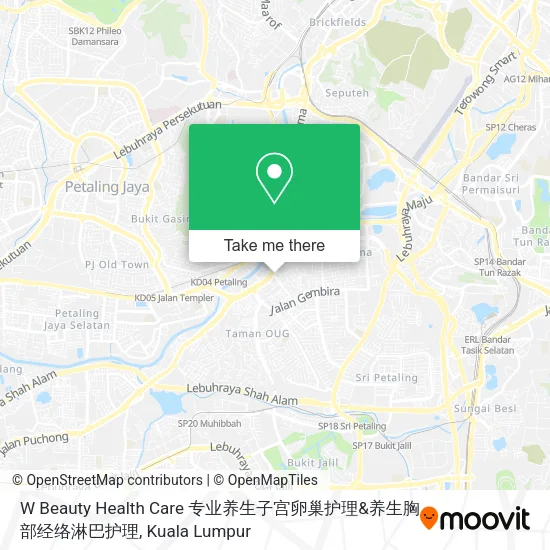 W Beauty Health Care 专业养生子宫卵巢护理&养生胸部经络淋巴护理 map