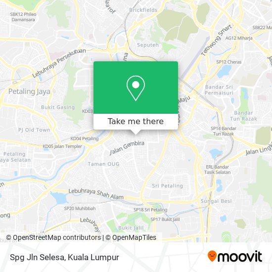 Spg Jln Selesa map