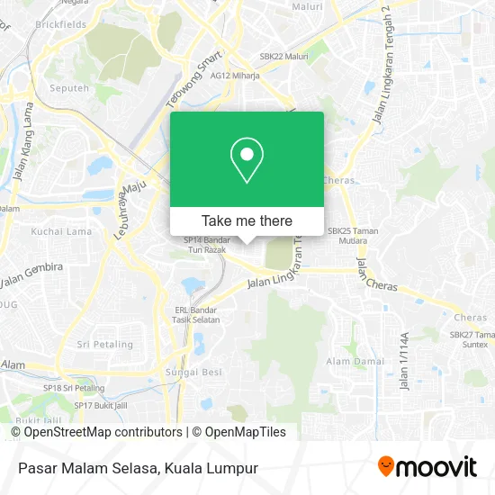 Pasar Malam Selasa map