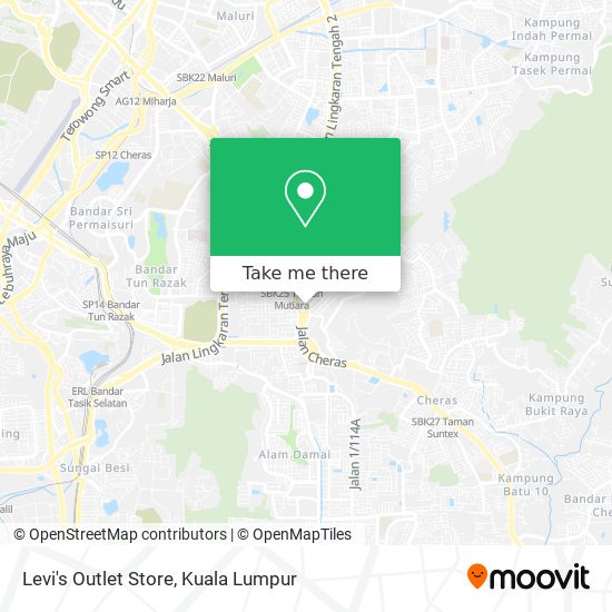 Levi's Outlet Store map