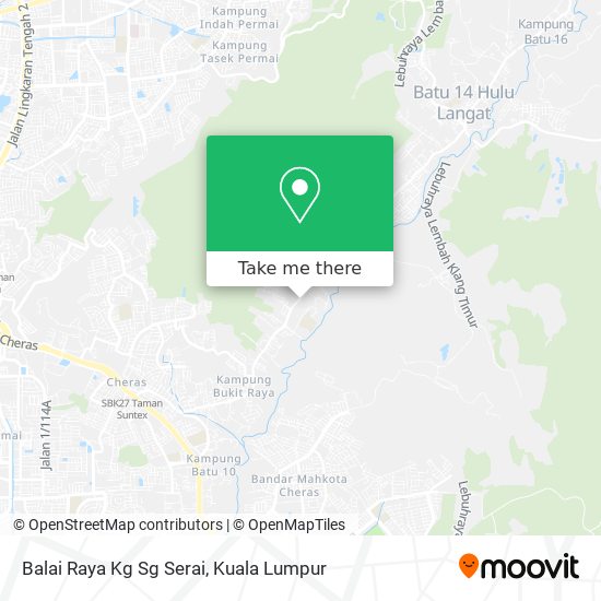 Balai Raya Kg Sg Serai map