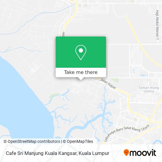 Cafe Sri Manjung Kuala Kangsar map