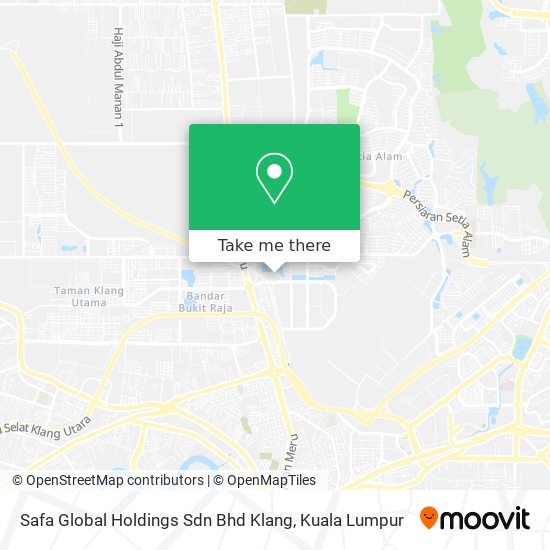 Safa Global Holdings Sdn Bhd Klang map