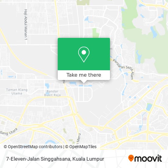 7-Eleven-Jalan Singgahsana map