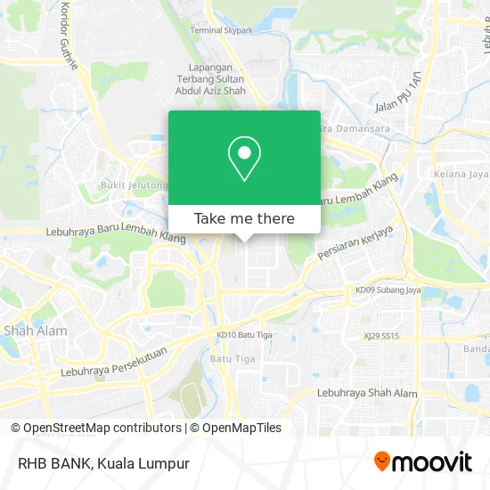 RHB BANK map