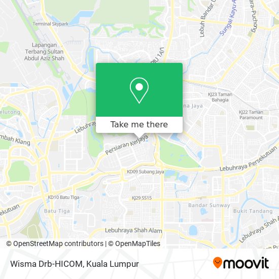 Wisma Drb-HICOM map