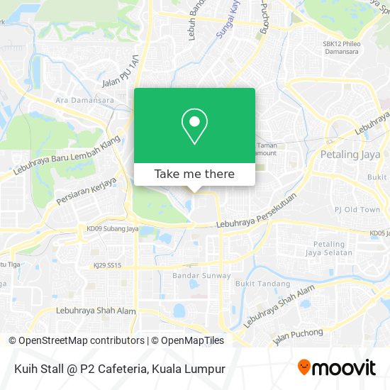 Kuih Stall @ P2 Cafeteria map