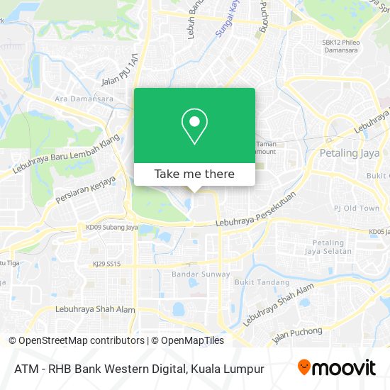 ATM - RHB Bank Western Digital map