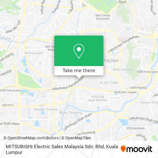 MITSUBISHI Electric Sales Malaysia Sdn. Bhd map