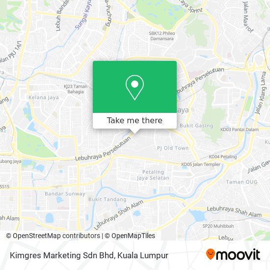 Kimgres Marketing Sdn Bhd map