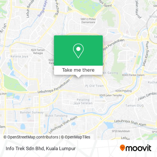 Info Trek Sdn Bhd map