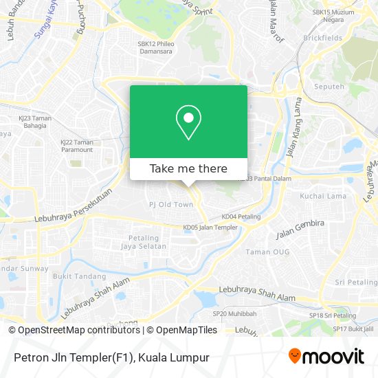 Petron Jln Templer(F1) map