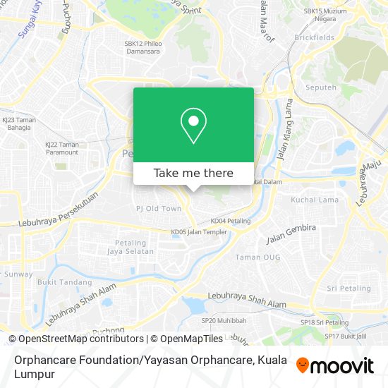 Orphancare Foundation / Yayasan Orphancare map