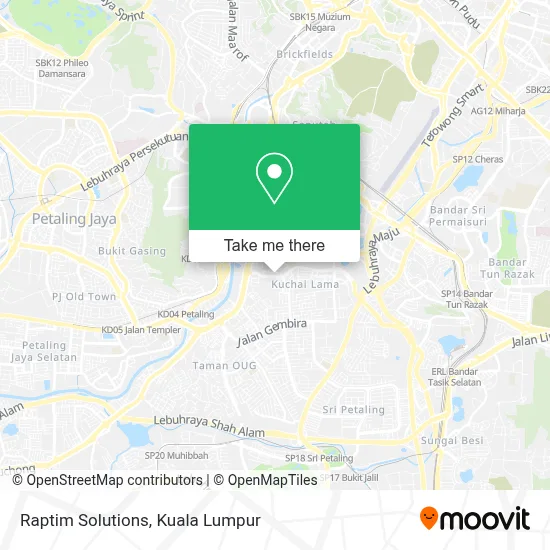 Raptim Solutions map