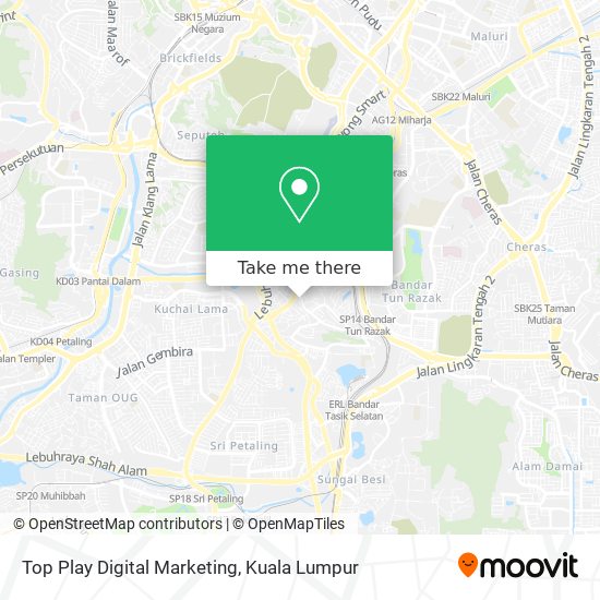 Top Play Digital Marketing map