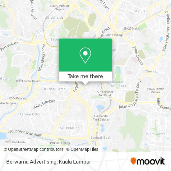 Berwarna Advertising map