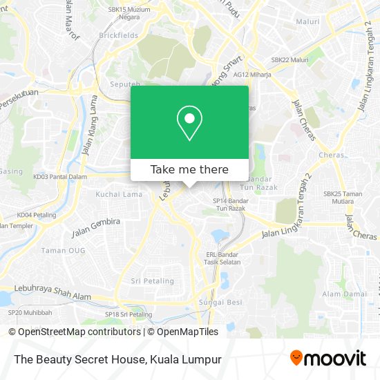 The Beauty Secret House map